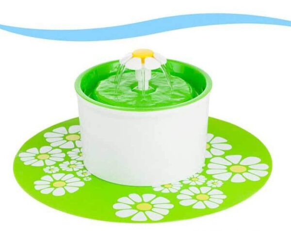 Fashion Automatic Lower Style DogKitten Water Drinking Pet Fountain Pet Bowl Drink Dish Filter