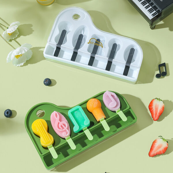Home Popsicle Making Ice Sucker Piano Ice-cream Mould Ice Cream Homemade