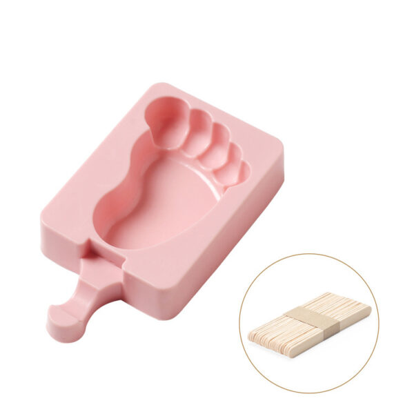 Silicone ice cream stick ice mold