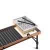 Outdoor Folding Combination Table Camping Barbecue Picnic Beech Wood Table - Image 3