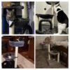 27.8inch Tall Cat Tree Tower For Indoor Cats  Multi-Level Cat Furniture With Sisal Scratching Posts, Plush Perches & Hanging Toys Large Durable Cat Tower, Perfect Gift For Cat Lovers - Image 8