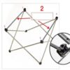Outdoor camping small folding table aviation light aluminum alloy portable picnic table - Image 7
