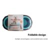 Pet Feeder Tpr Dog Bowl Folding Double Bowl - Image 3