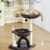 27.8inch Tall Cat Tree Tower For Indoor Cats  Multi-Level Cat Furniture With Sisal Scratching Posts, Plush Perches & Hanging Toys Large Durable Cat Tower, Perfect Gift For Cat Lovers - Image 7