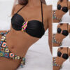 Women's High Waist With Straps Sexy Split Bikini - Image 3