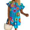 Women's Creative Printing Loose Casual Dress - Image 5