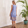 Casual Bohemian Vacation Rayon Printed V-neck Dress Women's Clothing - Image 2