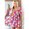 Summer New Holiday Puff Sleeve Dress Women - Image 3