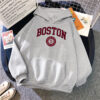New Female Print Casual Hooded Sweater - Image 6