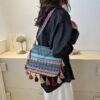 Retro Crossbody Bag Women's Fashion Simple Shoulder Bag - Image 7