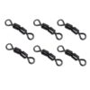 100 PCS 8 Word Shape Fishing Rolling Swivels Dual Rings Connector - Image 3