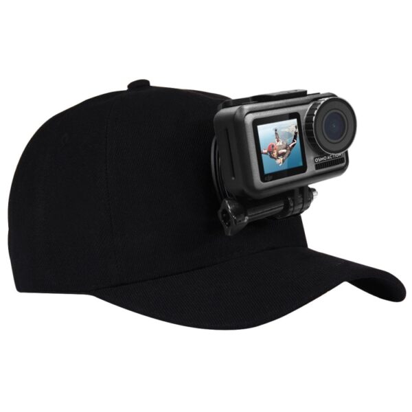 PULUZ Baseball Hat with J-Hook Buckle Mount & Screw for GoPro, DJI OSMO Action and Other Action Cameras, Baseball Hat Black Color, Baseball Hat Red Color, Baseball Hat Dark Blue Color, Baseball Hat Black (US Stock), Baseball Hat Red (US Stock)...