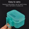 Plastic Live Earthworm Fishing Tackle Box Bug Shrimp Bait Box(Green) - Image 6
