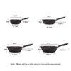 Thick Bottom Maifan Stone Household Small Frying Pan Non Stick Pan Deep Frying Pan, 26cm Black Without Cover, 26cm Beige Without Cover, 28cm Beige Without Cover - Image 2