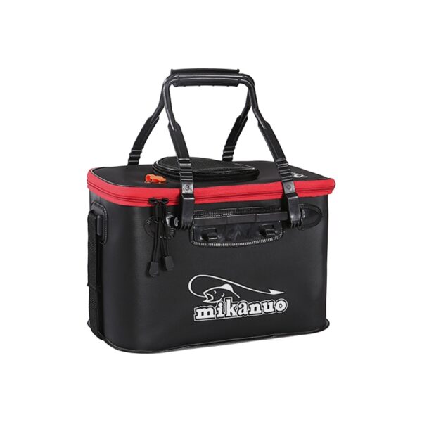 Thickened Multifunctional Folding Live Fish Box Fishing Bucket, 30 cm (no Handle and no Side Pockets), 35 cm (with Handle without Side Pockets)