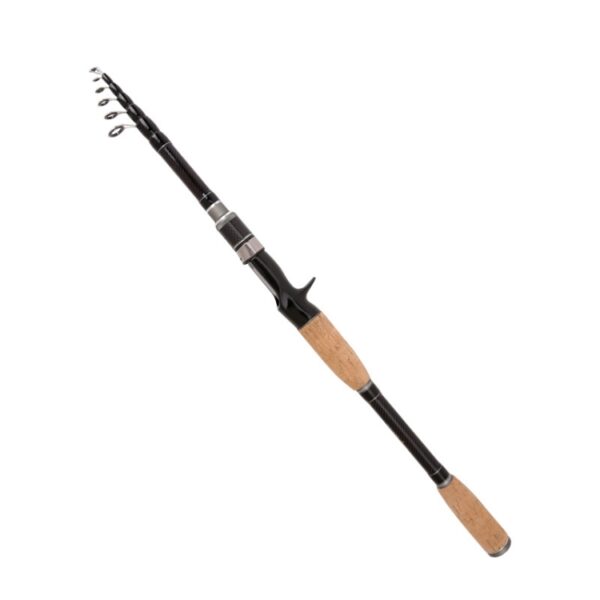 Telescopic Carbon Lure Rod Short Section Fishing Casting Rod, 1.8m, 2.1m, 2.4m, 2.7m, 3.0m