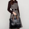 Large-capacity Messenger Bag Handbag Multi-pocket Shoulder Bag Middle-aged Mother Bag, Yellow, Red Wine, Black - Image 6