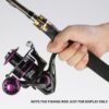 Metal Spinning Wheel Long-range Fish Wire Wheel, Style:, KD1000 (EVA Grip), KD2000 (EVA Grip), KD3000 (EVA Grip), KD4000 (EVA Grip), KD5000 (EVA Grip), KD6000 (EVA Grip), KD PRO1000 (Metal Ball Grip), KD PRO2000 (Metal Ball Grip)... - Image 5