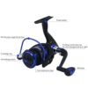 Fishing Reel Spinning Strong Metal Spool High Speed Sea Fish Reel, YUMOSHI BK1000, YUMOSHI BK2000, YUMOSHI BK3000, YUMOSHI BK4000, YUMOSHI BK5000, YUMOSHI BK6000, YUMOSHI BK7000 - Image 4