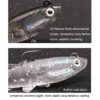5pcs Roadrunner Soft Lures Leadheads Luminous Lures, Red White T Tail, Pink  T Tail, Blue  T Tail, Green  T Tail, Yellow  T Tail, White T Tail, Black T tail, Red Luminous Reel Tail, Blue Reel Tail, Green Reel Tail, Pink Reel Tail, Red Reel Tail... - Image 6