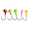 HENGJIA 5colors/set Lua Lead Head Hook Set Colorful Fish Hook Set, 7g, 10.5g - Image 2