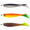 6pcs /Pack HENGJIA T-Tail Soft Dummy Bait Freshwater Fishing Lures, 10cm 5.3g - Image 2