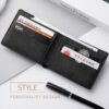 Men's New Soft Leather Wallet Two Fold Korean Multiple Card Slots - Image 4