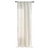 Bohemian Tassel Lace Cotton Linen Texture Transparent Curtain - Image 3