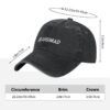 Sugmad Unisex Denim Baseball Cap by Zxai-On - Image 10