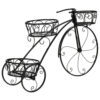 Tricycle Plant Stand Flower Pot Cart Holder In Parisian Style - Image 5