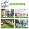 Heavy Duty Metal Flower Cart Plant Stand - Image 9