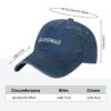 Sugmad Unisex Denim Baseball Cap by Zxai-On - Image 37