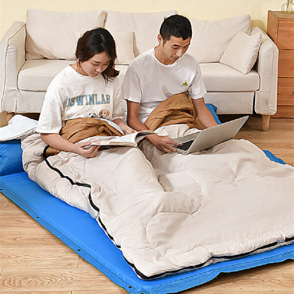 Double Sleeping Bag Adult Outdoor Camping Thickened Warm-keeping And Cold-proof Quilt Dual-use