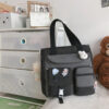 Primary School Students' Cram Bag Canvas Shoulder Messenger Bag - Image 6