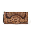 Chinese Style Embossed Wallet Top Layer Long Cowhide Fashion - Image 2