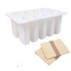 10 Consecutive Ice Cream Ice Cream Molds Silicone Ice Tray Creative Popsicle Sharpener Kitchen Tool - Image 3