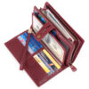 Head Layer Cowhide Long Multi Card Wallet - Image 3