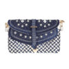 Diamond Denim One-shoulder Crossbody Bag - Image 8