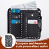 Punk Rock Wallet Skull Anti-theft Chain Clutch - Image 9