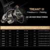 All-metal Cup 11-axle 101B Front Relief Spinning Wheel - Image 4