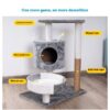 Lepet Cat Nest Cat Scratch Board Cat Tree Cat Climbing Frame Pet Supplies - Image 3