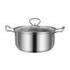 11PCS Induction Non Stick Stainless Steel Cookware Cooking Pot Pan With Lids Set - Image 9