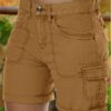 High Waist Women's Overalls Casual Pants Cotton Linen Thin Section - Image 3