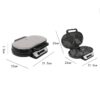 Household Waffle Maker Toaster Double Dish Heating Mini Breakfast Machine Sandwich Electric Cake Baking Machine, EU Plug - Image 4