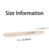 100 PCS 15cm Wooden Spatulas Wipe Wax Tools Ice-cream Bar Sticks - Image 3