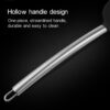 kn605 Stainless Steel Handle Silicone Slice High Temperature Resistance Cooking Slice, Black, Grey, Red - Image 5