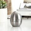 Mechanical Egg Kitchen Cooking Timer Alarm 60 Minutes Stainless Steel  Kitchen Tools - Image 5