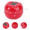 Creative Cute Tomato Shape Kitchen Mechanical Timer Alarm Reminder - Image 2