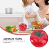 Creative Cute Tomato Shape Kitchen Mechanical Timer Alarm Reminder - Image 5