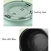 Multi-Function Electric-Cooker Mini Dormitory Student Cooking Rice Stir Frying Non-Stick Pot, 110V US Plug, White Manual Single Pot, White Manual Style with Steaming Grid, White Smart Single Pot, White Smart With Steaming Grid, Green Manual Single Pot... - Image 4